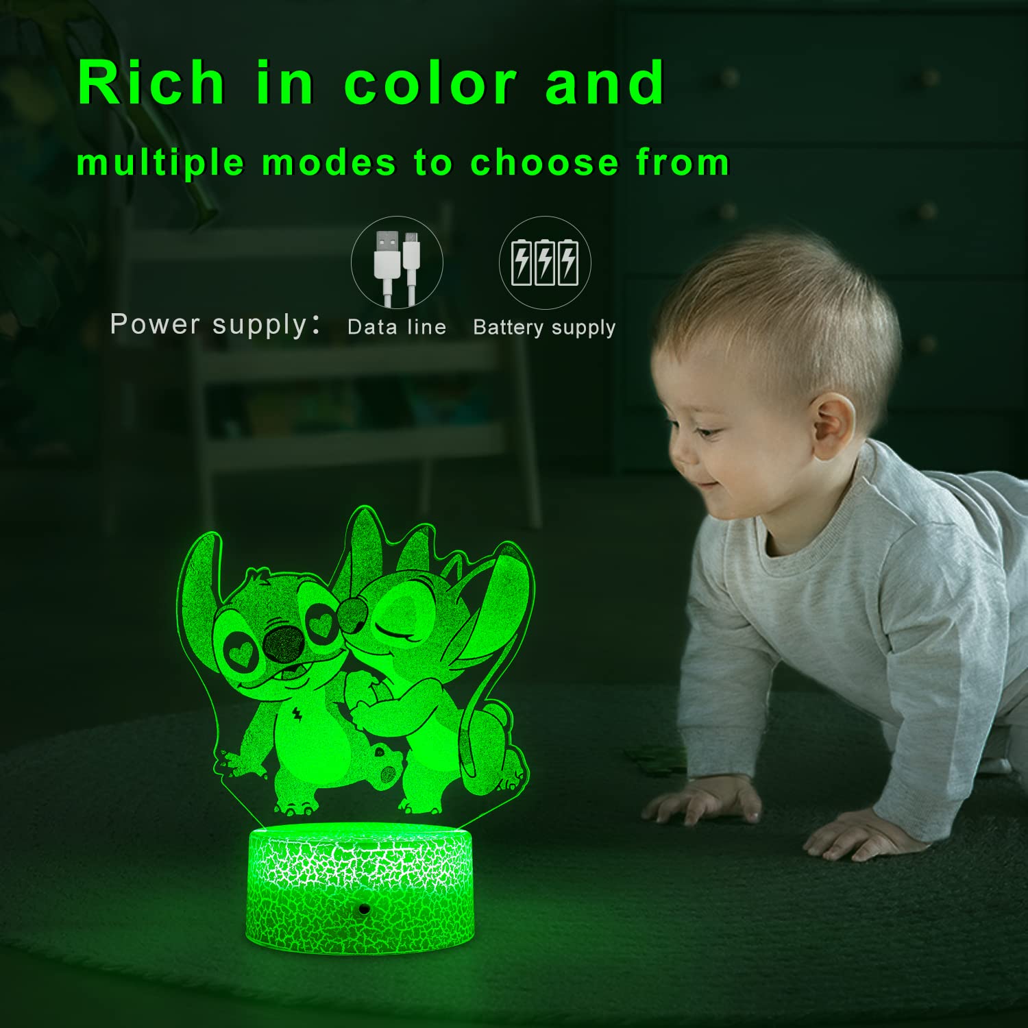 Nine Square Egou remote-controlled lamp for easy color and brightness adjustments.