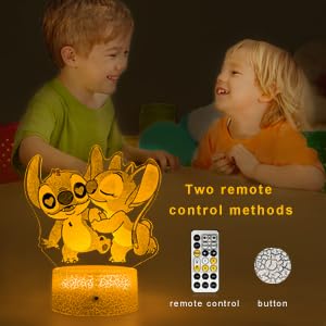 Nine Square Egou touch sensor lamp offers simple on/off and color changes.