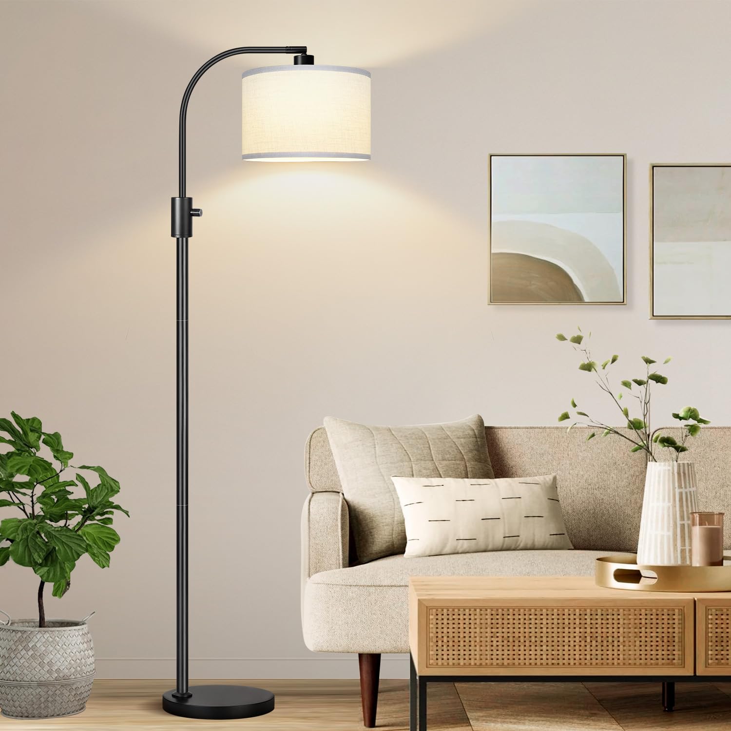 Nintiue included 1200-lumen LED bulb for immediate bright setup