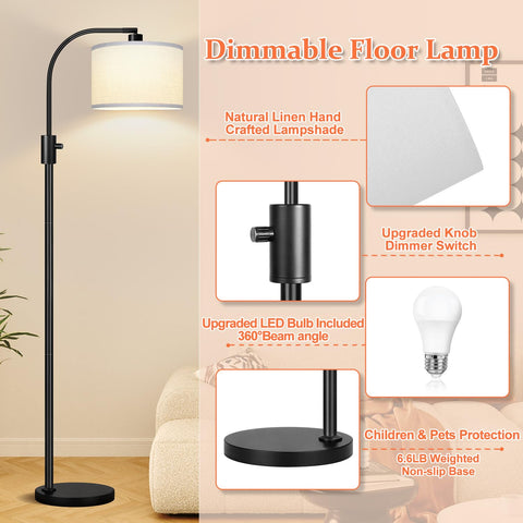 Nintiue lamp head rotates 360 degrees for versatile angles
