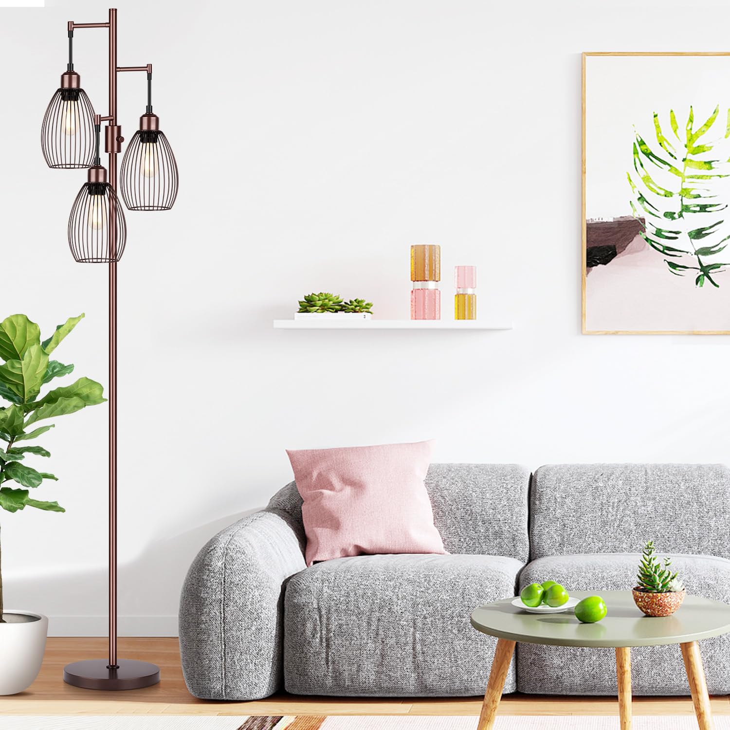 Nintiue 3-bulb set provides flexible brightness with included warm LED bulbs