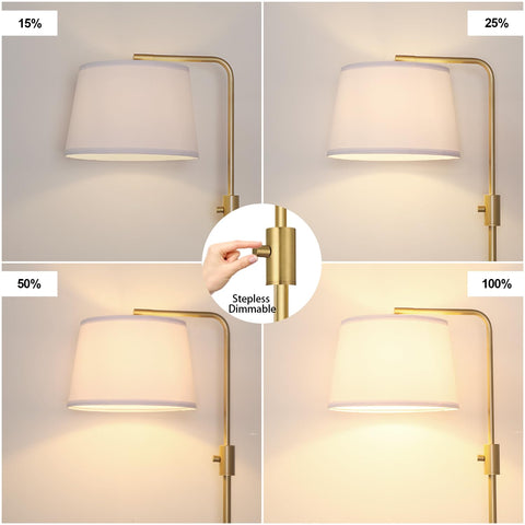 Nintiue sturdy base floor lamp for stable placement in living spaces