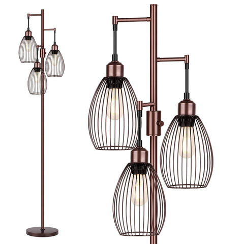 Nintiue dimmable floor lamp base showcases stable, 70-inch height for tall room lighting