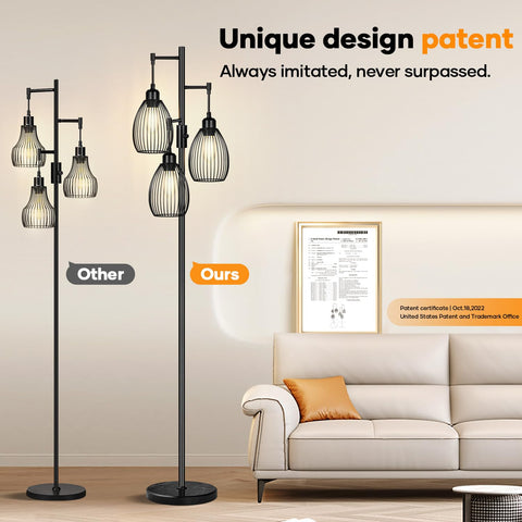 Nintiue dimmable lamp offers adjustable brightness for different moods.