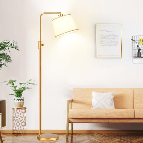 Nintiue dimmable floor lamp rotatable head for precise lighting