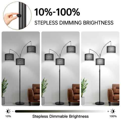 Nintiue heavy-base floor lamp delivers stability in busy spaces