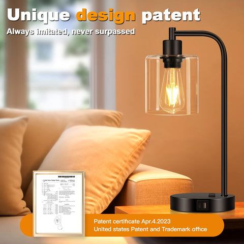 Nintiue included 8W LED bulbs provide eye-friendly illumination.