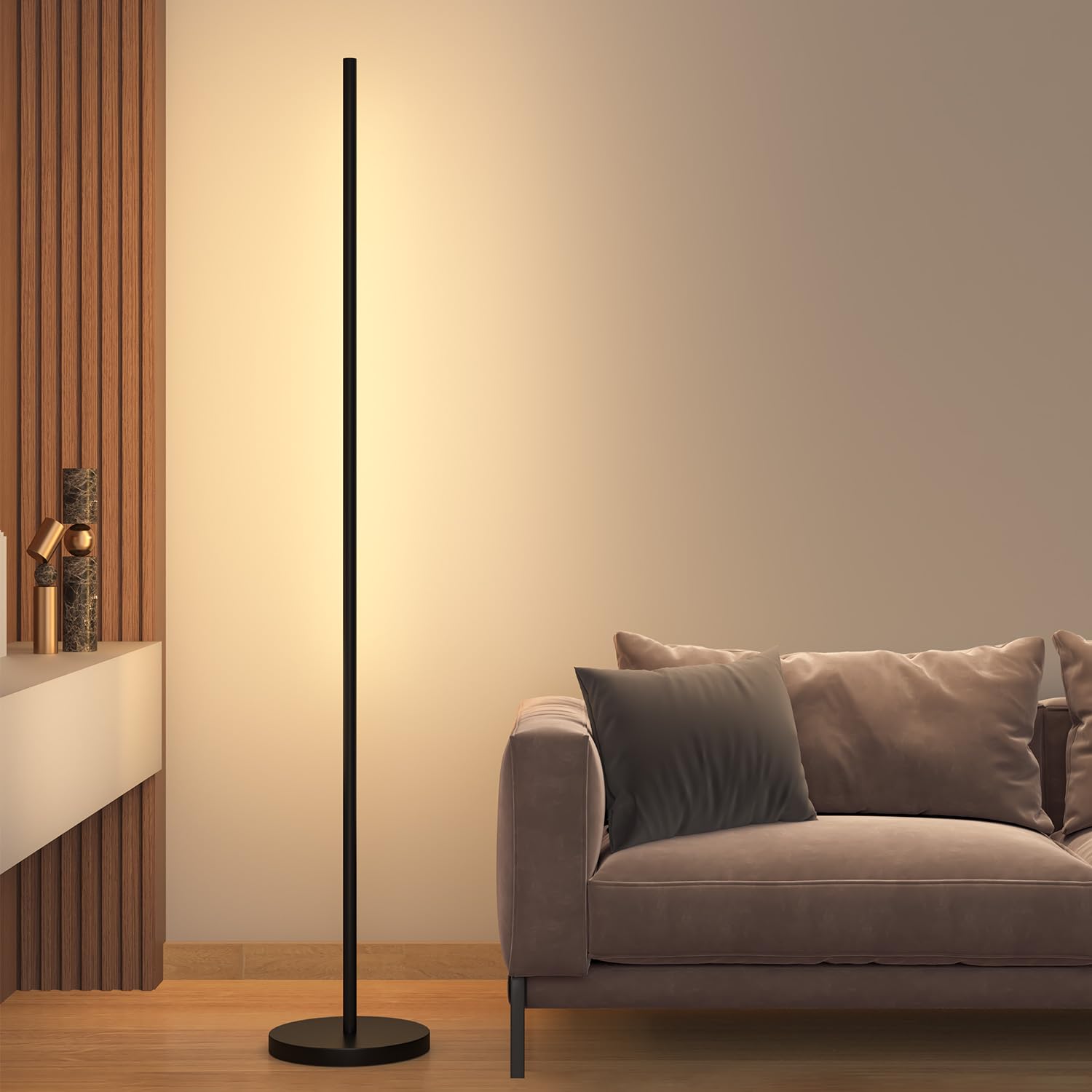 Nintiue floor lamp ready for quick, tool-free installation