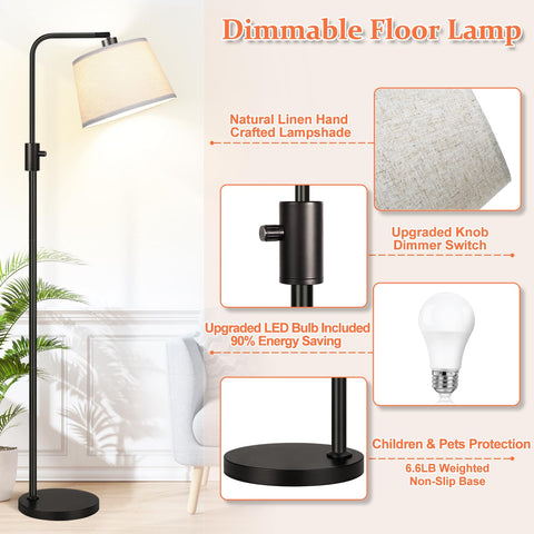 Nintiue fully dimmable lighting with smooth brightness control