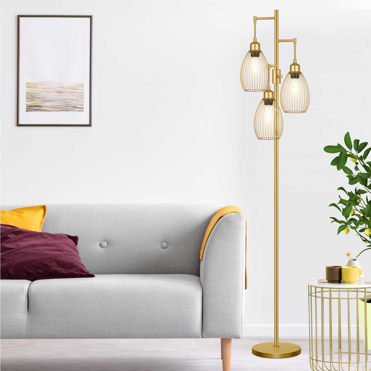 Nintiue tall lamp stands 70 inches for room corners.