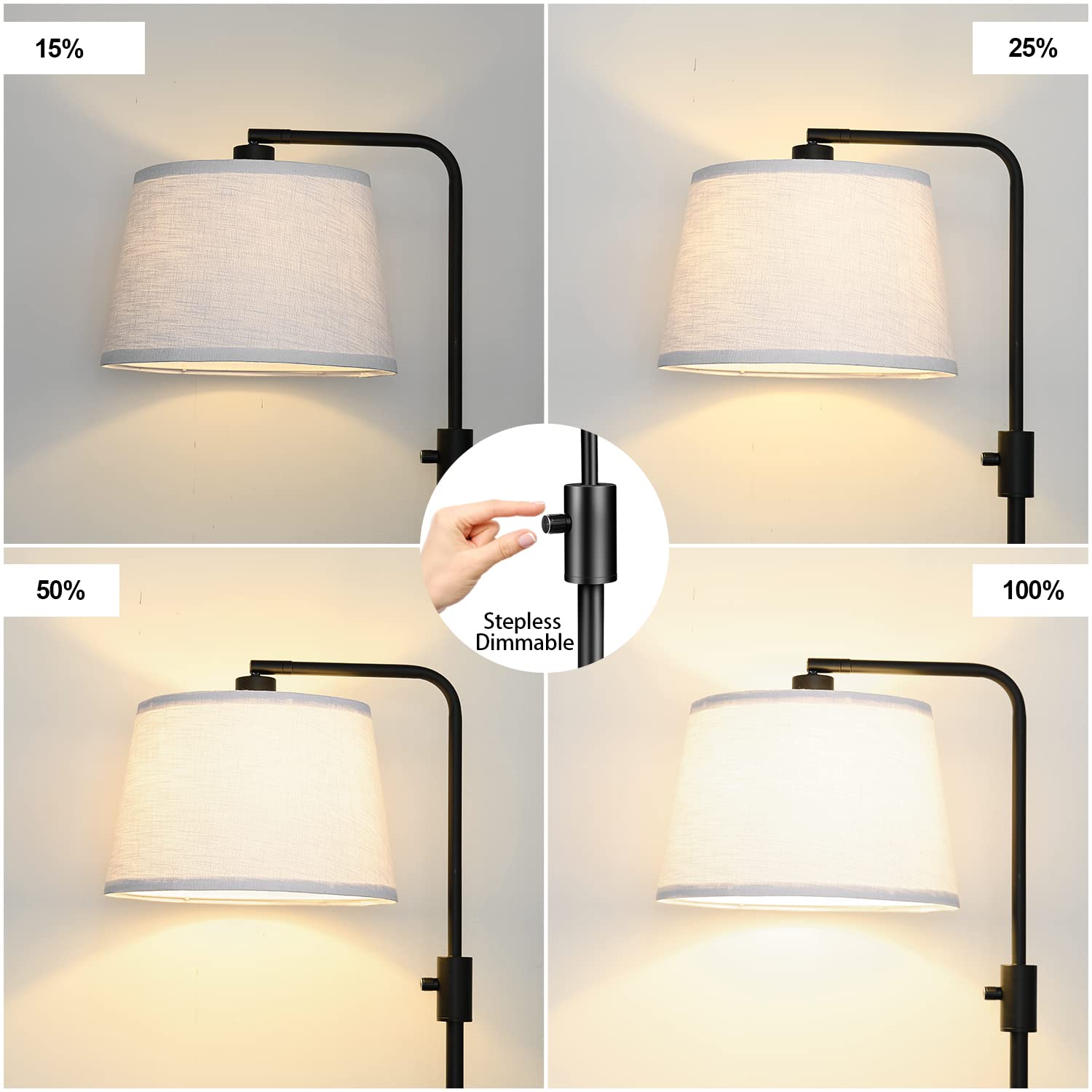 Nintiue tall standing lamp suitable for bedrooms and studies