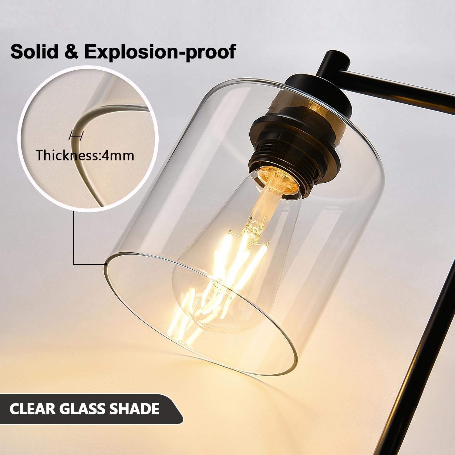 Nintiue two-pack dimmable bulbs included for immediate use.