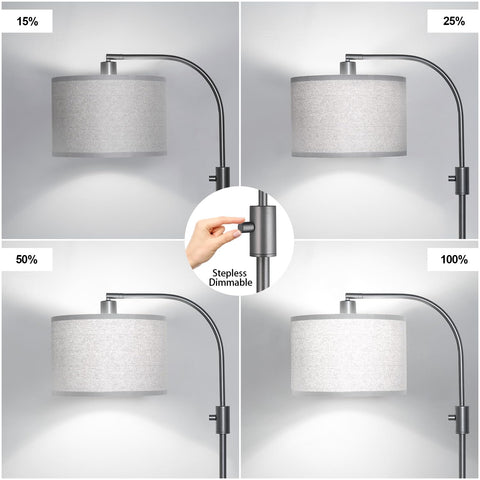 Nintiue lamp head rotated, 360° capability for flexible task lighting