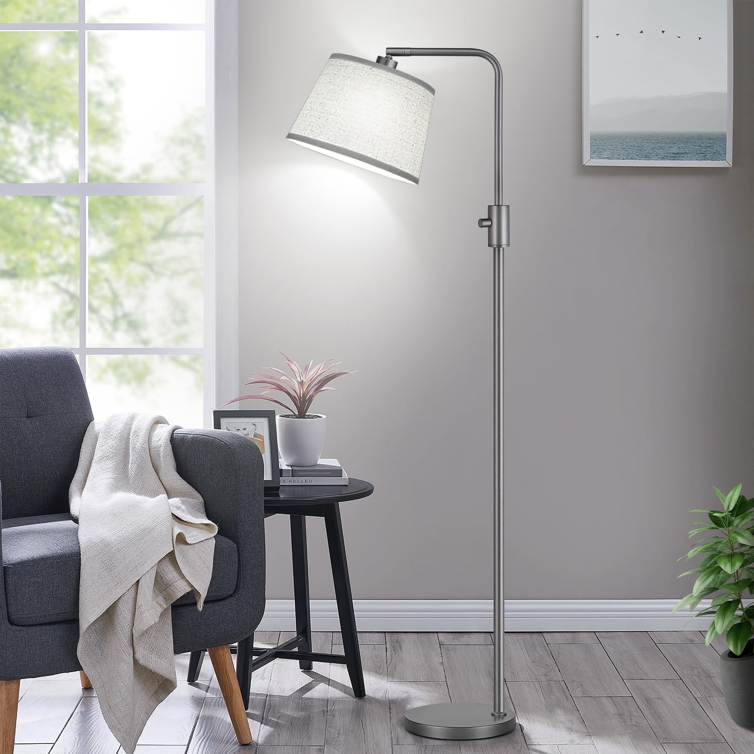 Nintiue 5.9 ft power cable enables flexible room placement