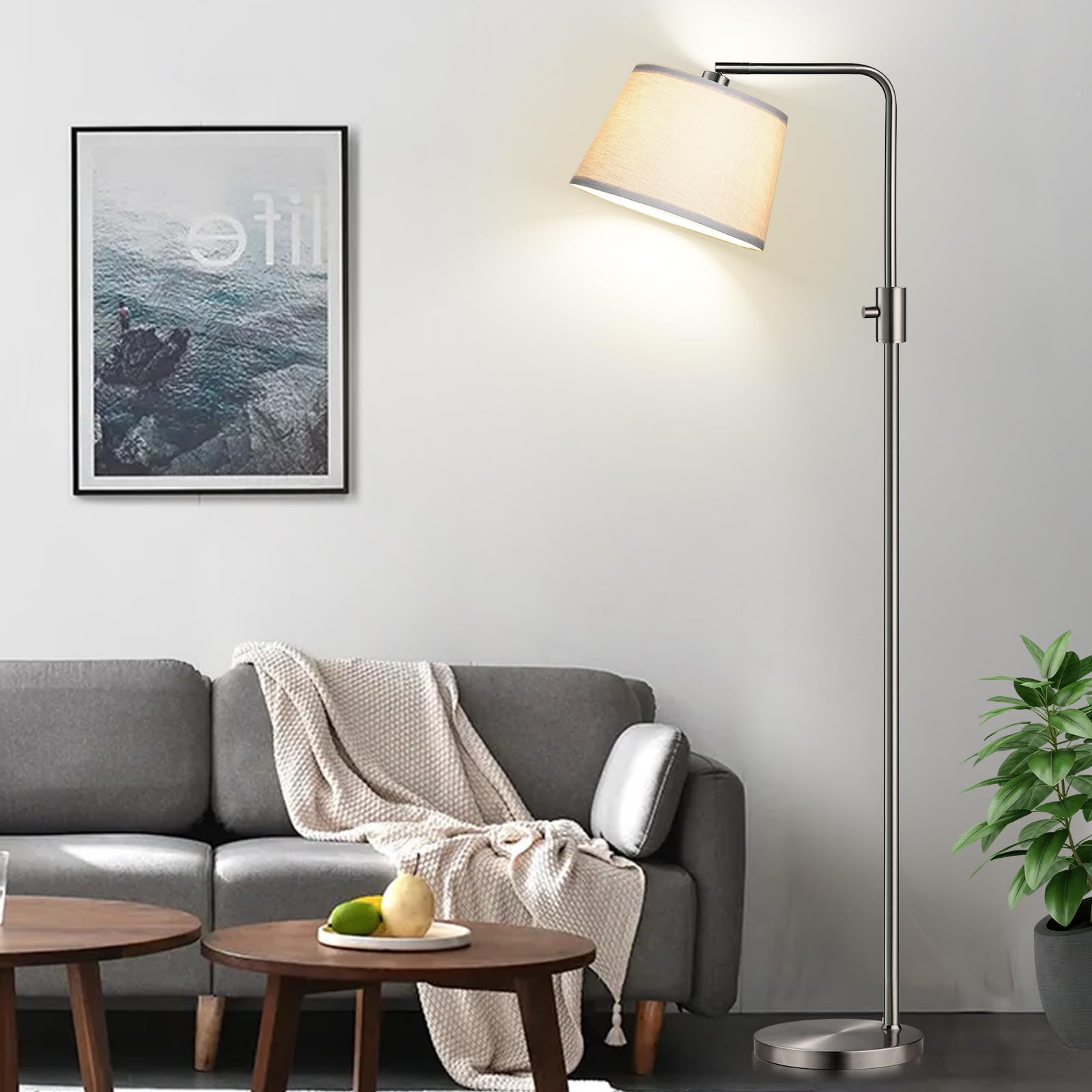 Nintiue 2700K warm white LED bulb creates a cozy evening ambiance
