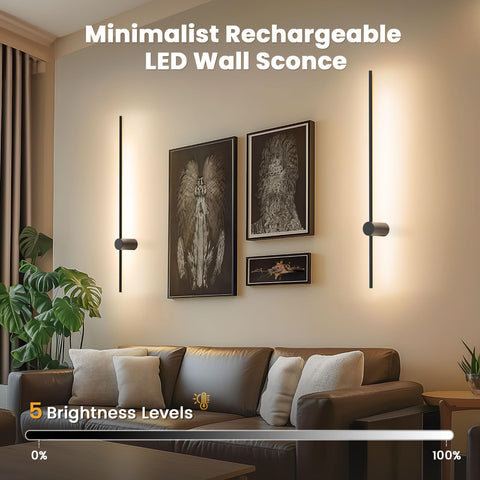 NIORSUN dimmable wall light with five-level brightness for mood control