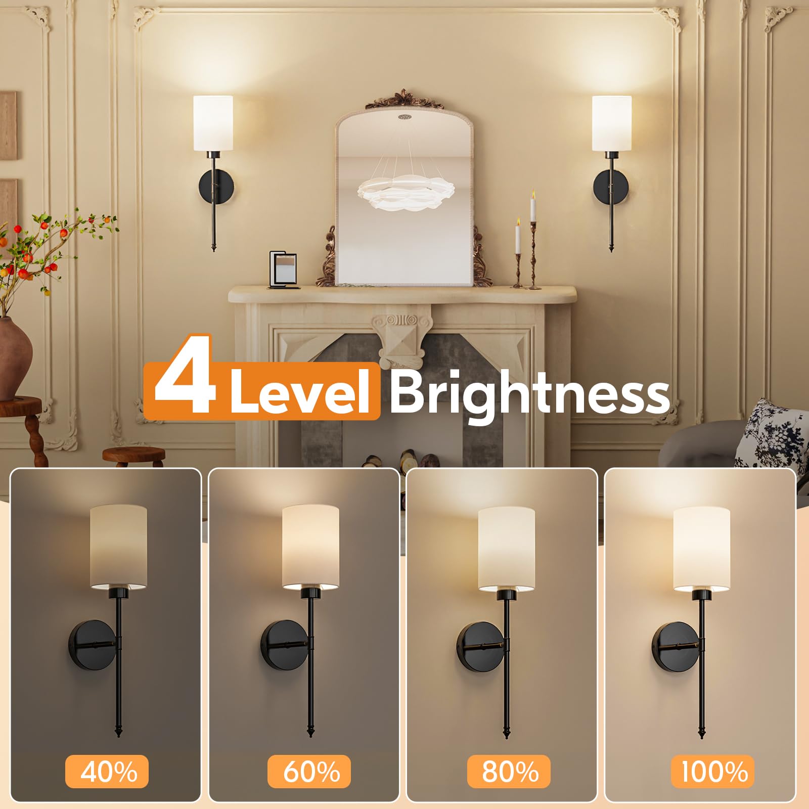 NIORSUN 9-color RGB dimmable lighting options for mood customization