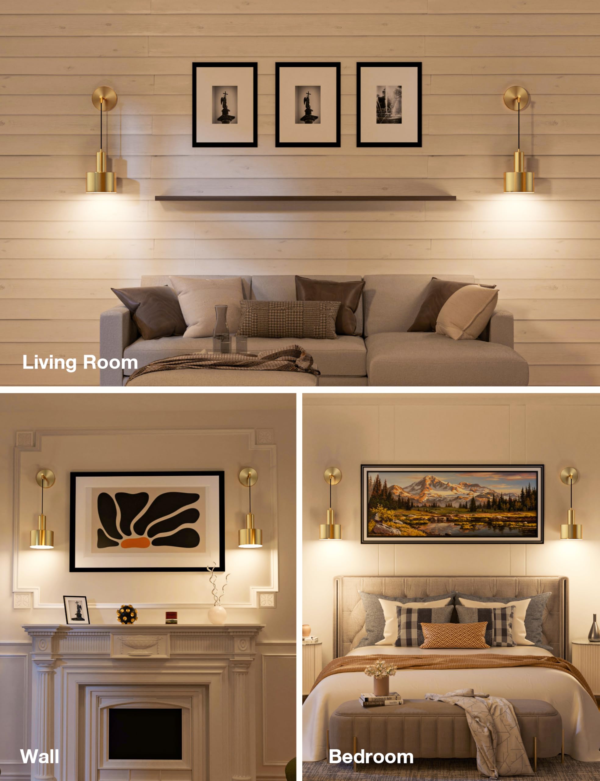 NIORSUN bedside setup offers versatile placement on dressing tables or mirrors.