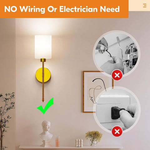NIORSUN long battery life and compact design support easy cordless placement.