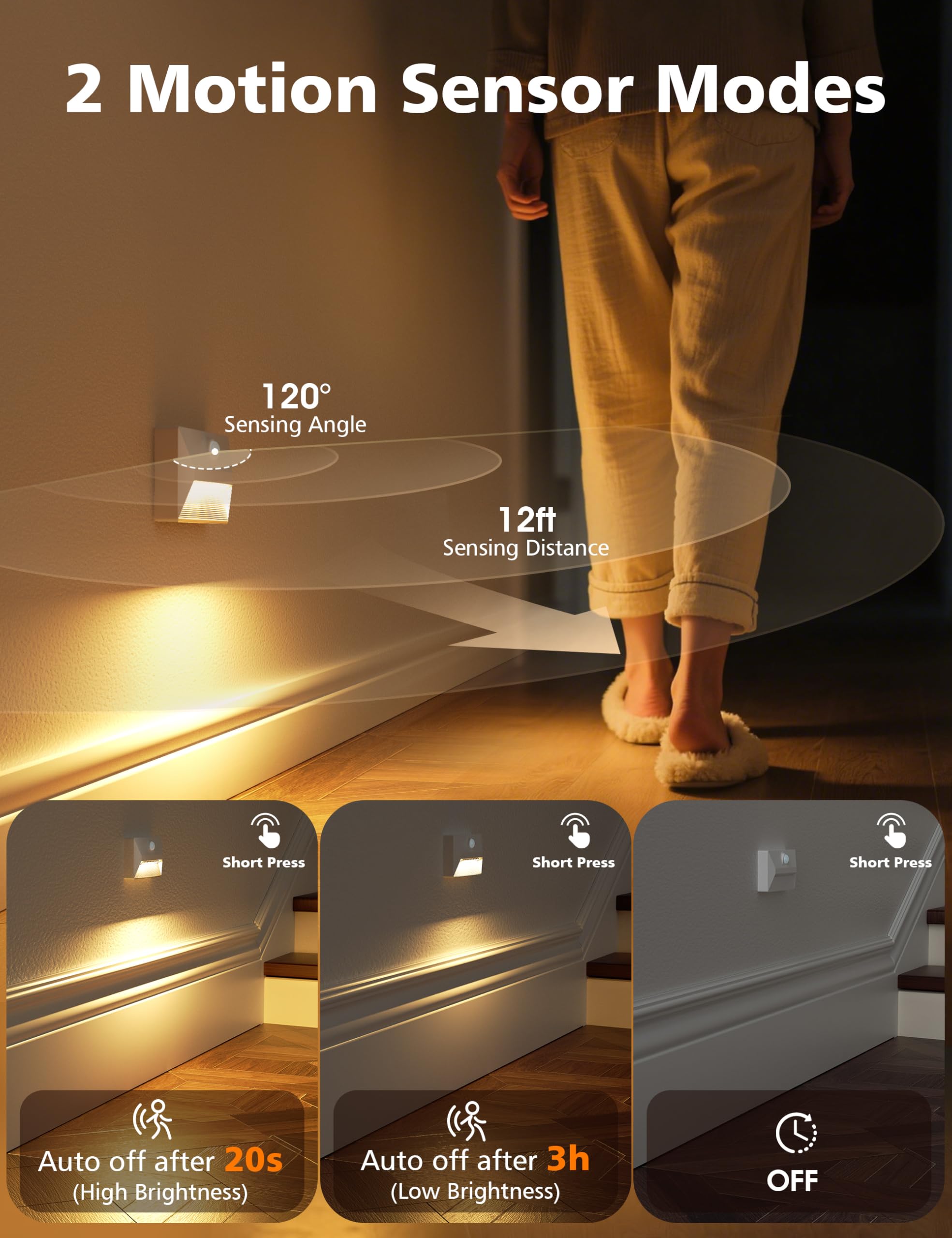 NIORSUN night light in bathroom glows softly for late-night trips