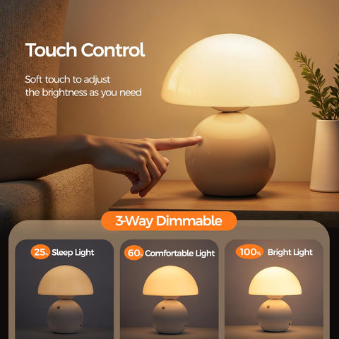 NIORSUN 5200mAh battery lamp for portable, cord-free brightness