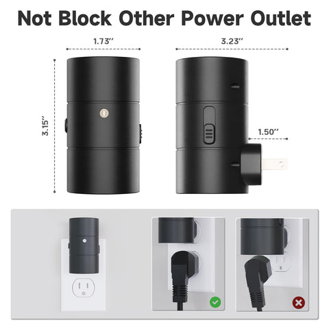 NIORSUN dusk-to-dawn sensor provides automatic on/off for convenience.