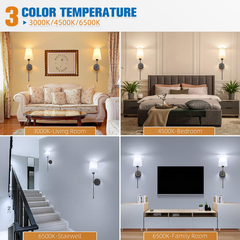 Nine RGB color options for customizable ambience