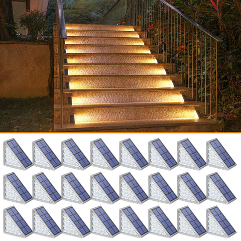NIORSUN triangle-design step light enhances stair safety after dark.