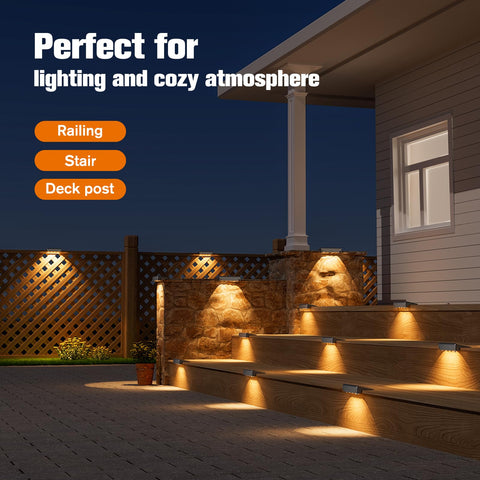 NIORSUN pathway and railing lighting helps define pathways safely.