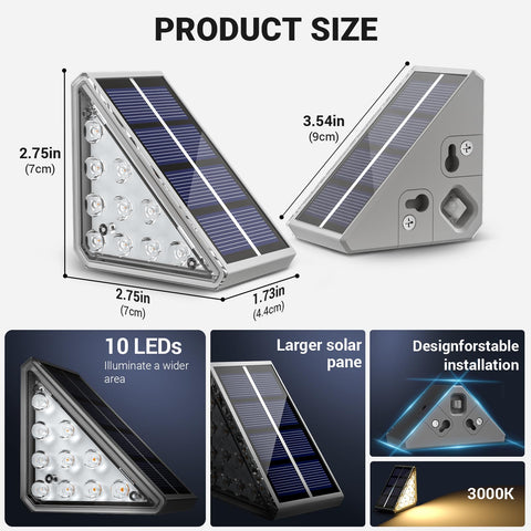 NIORSUN solar stair lights patio view brighten pathways with weatherproof durability