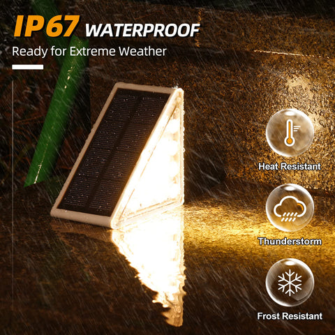 NIORSUN 800mAh battery provides up to 10 hours of automatic lighting.