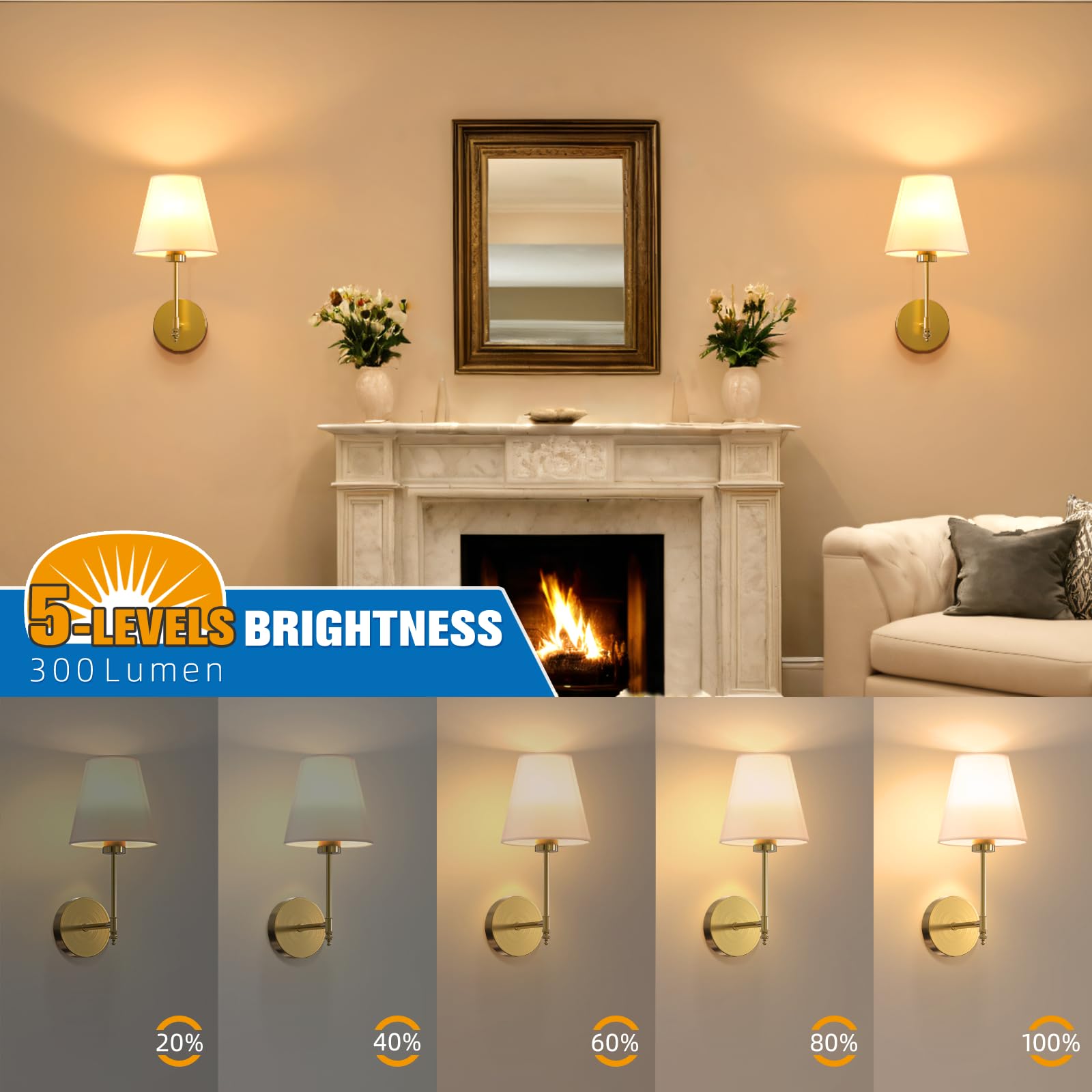 NIORSUN dimming levels let you tailor brightness.