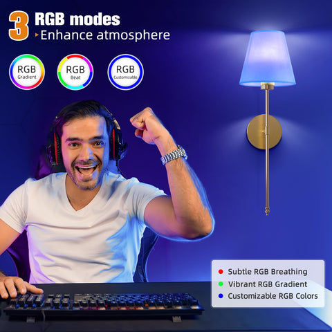 NIORSUN remote control for easy couch-side brightness and color adjustments