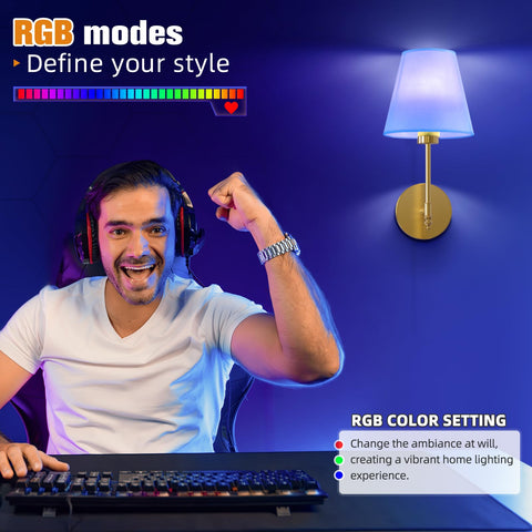 NIORSUN remote control for convenient dimming and color change.