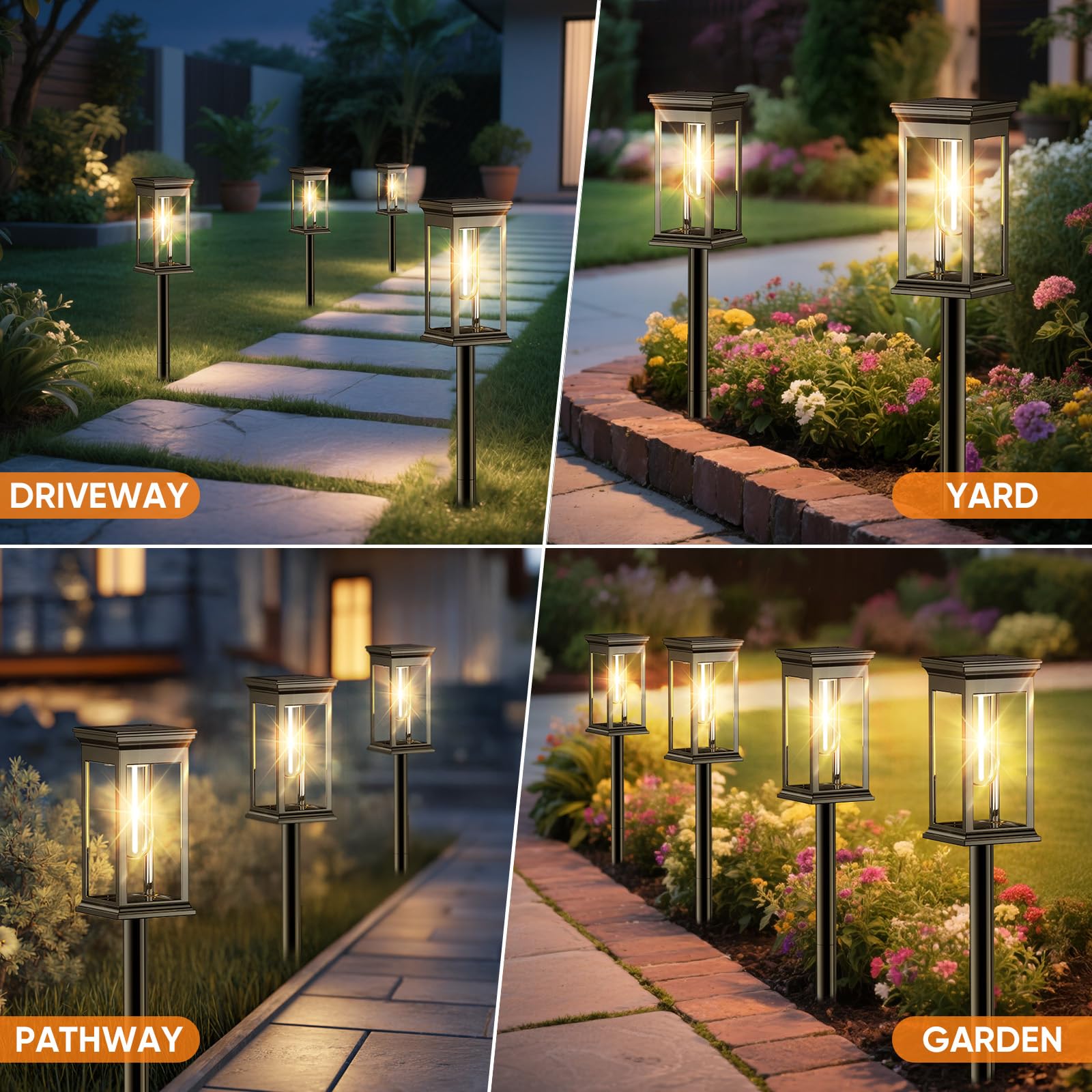 NIOWS lights illuminate driveways and gardens with reliable solar power.