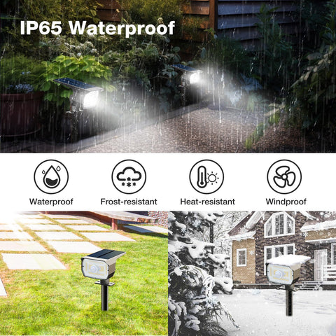 Nipify light supports ground insertion and wall mounting for flexible setup.