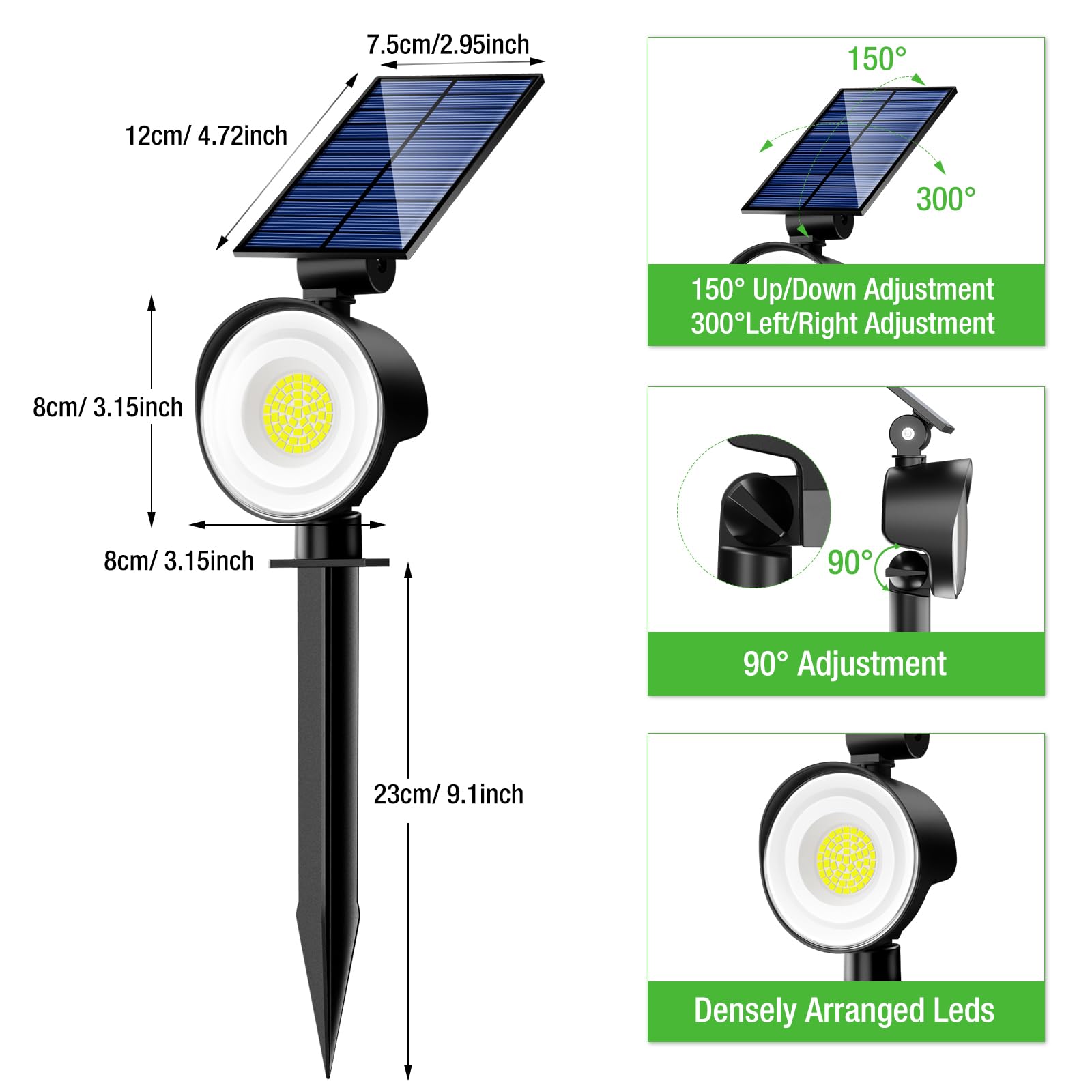 Nipify 2 in 1 design for grass placement or wall mounting