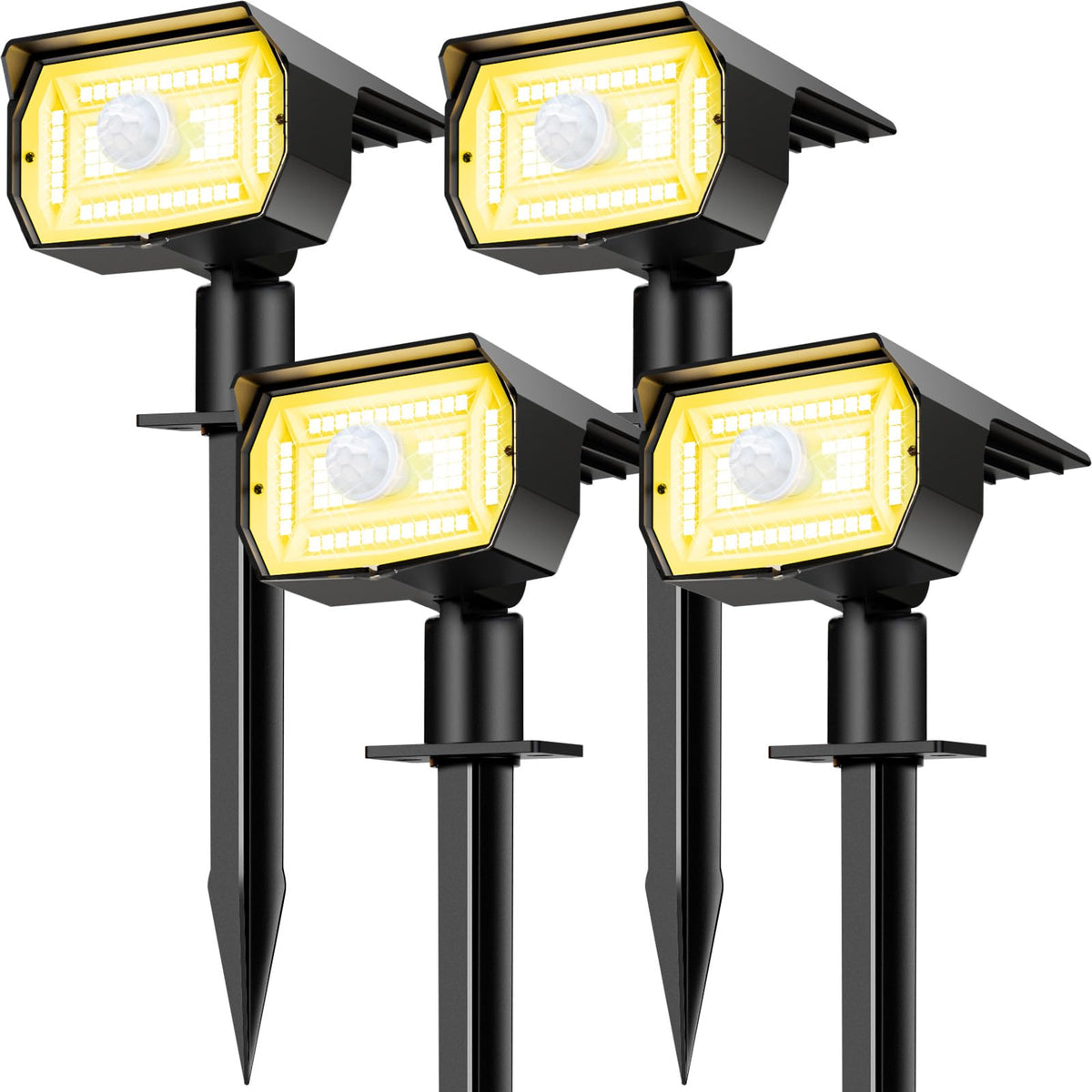 Nipify solar spot light wall-mount for outdoor lighting and security.