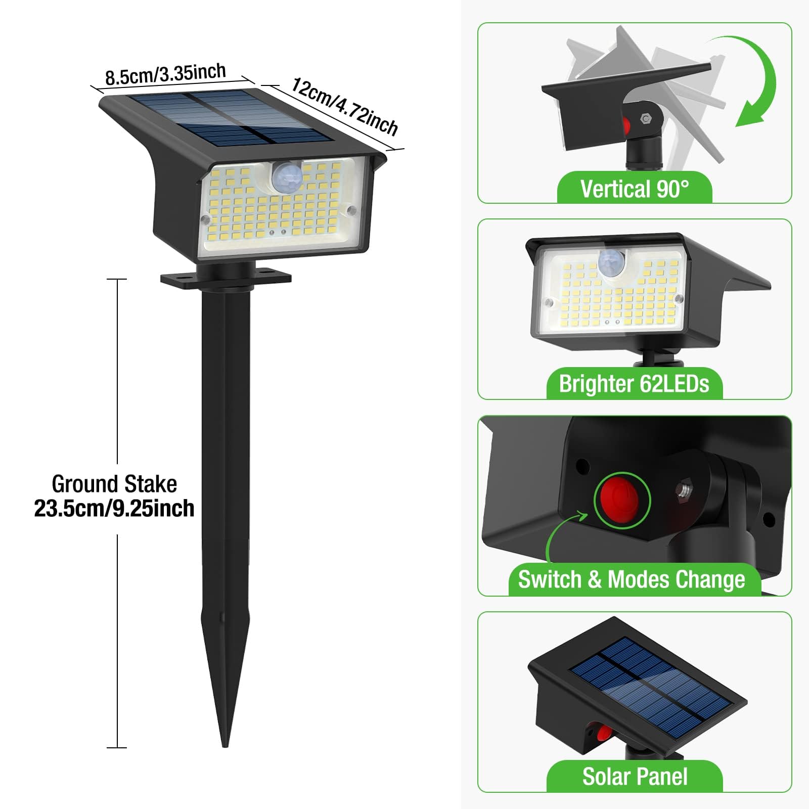 Nipify ground stake installation shows easy landscape placement