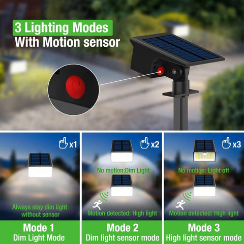 Nipify solar spot lights 62 LED array provides bright even illumination for pathways