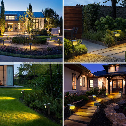Nipify warm white LEDs for garden and patio evenings.