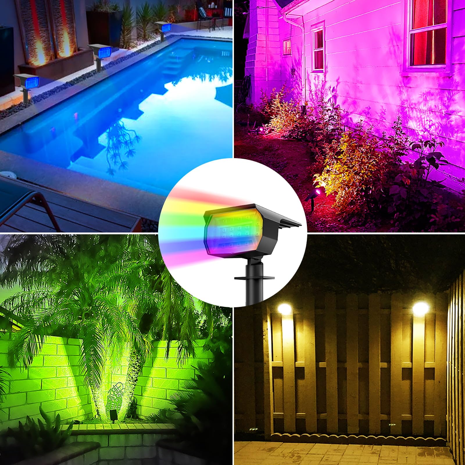 nipify waterproof solar spot light designed for durable outdoor use.