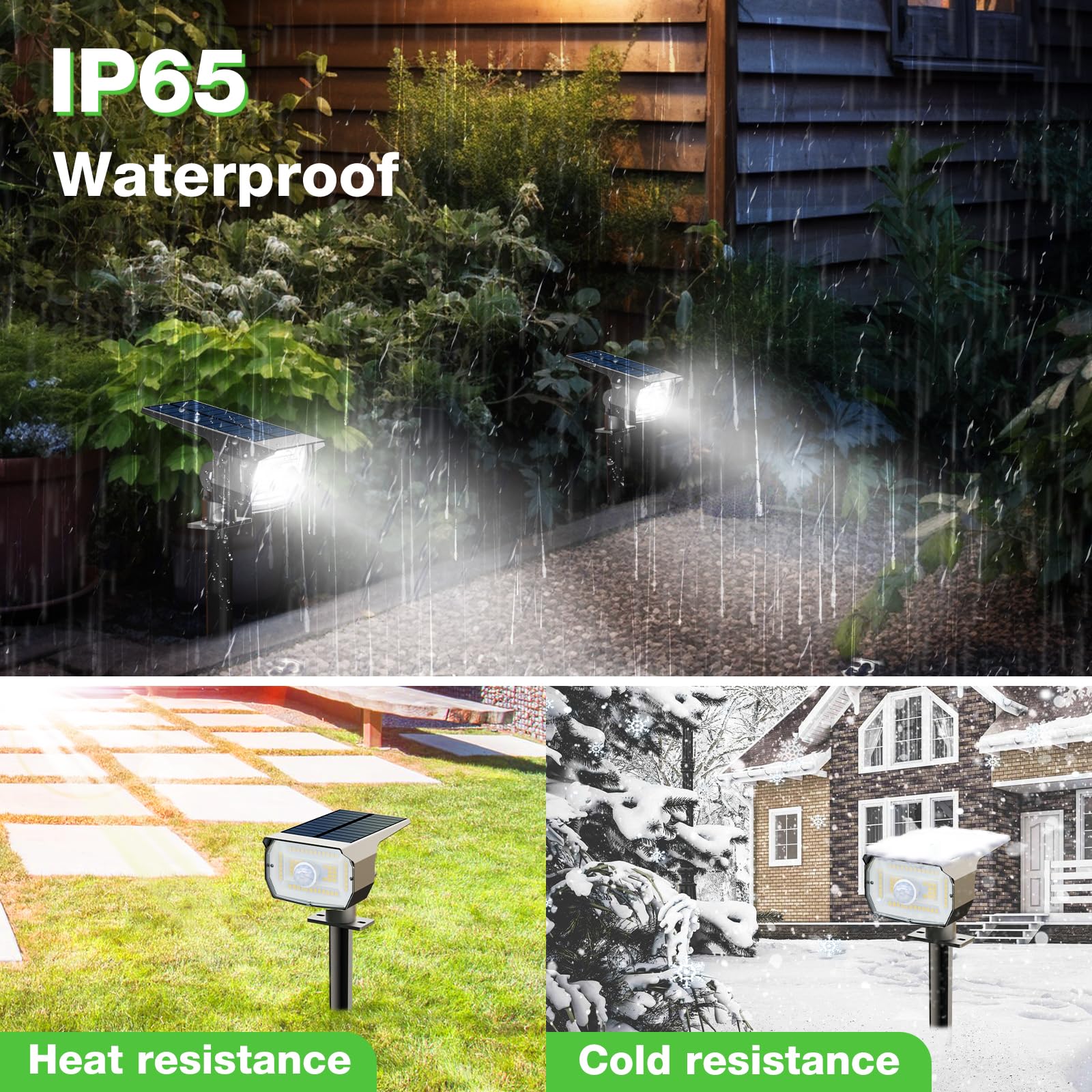 Nipify waterproof outdoor lights endure rain and weather for year-round use.
