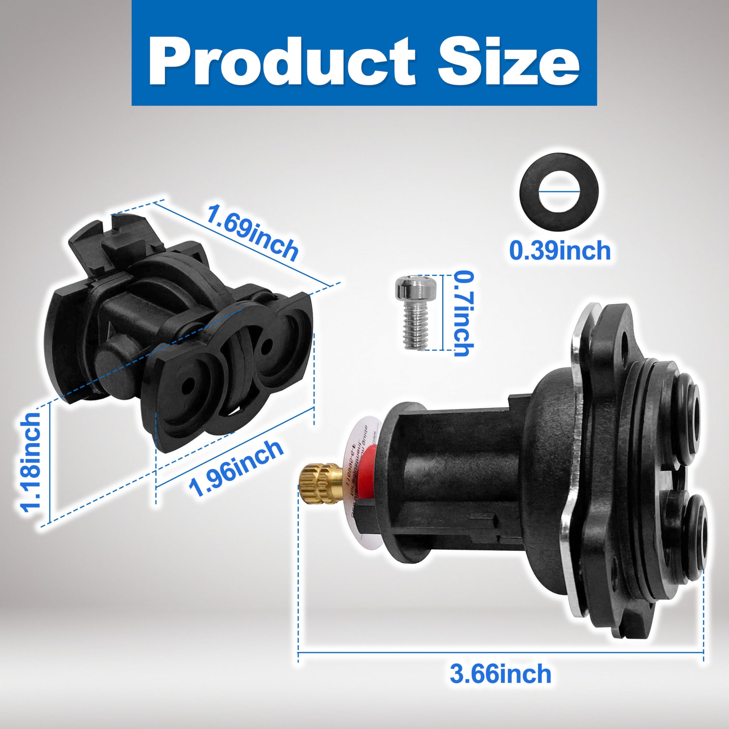 O-ring placement guide shows flat seating in the groove.