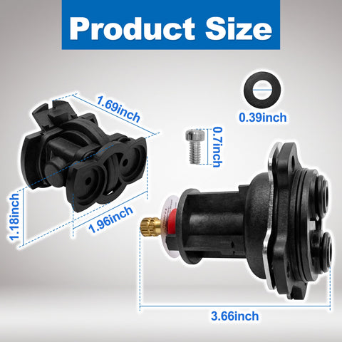 O-ring placement guide shows flat seating in the groove.