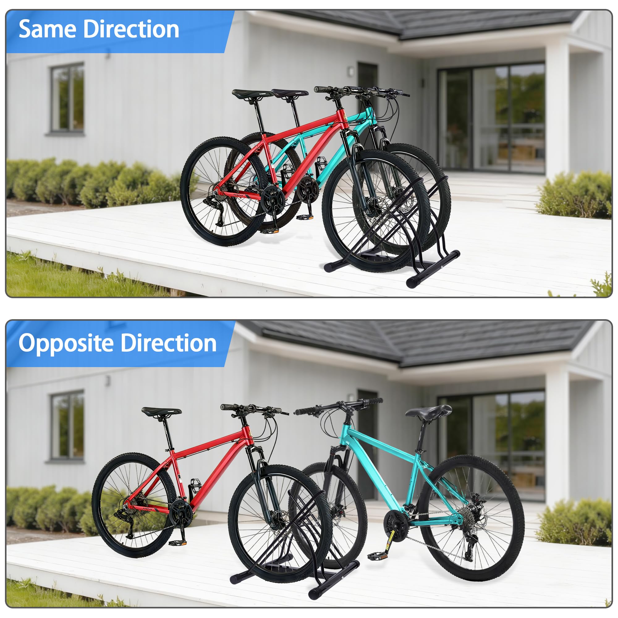 NiQinWuKin bike rack outdoor coating resists weather for long lasting outdoor use
