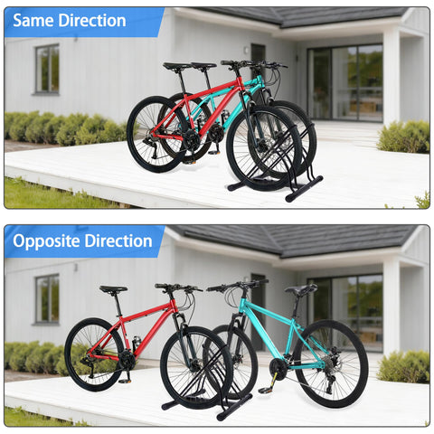 NiQinWuKin bike rack outdoor coating resists weather for long lasting outdoor use