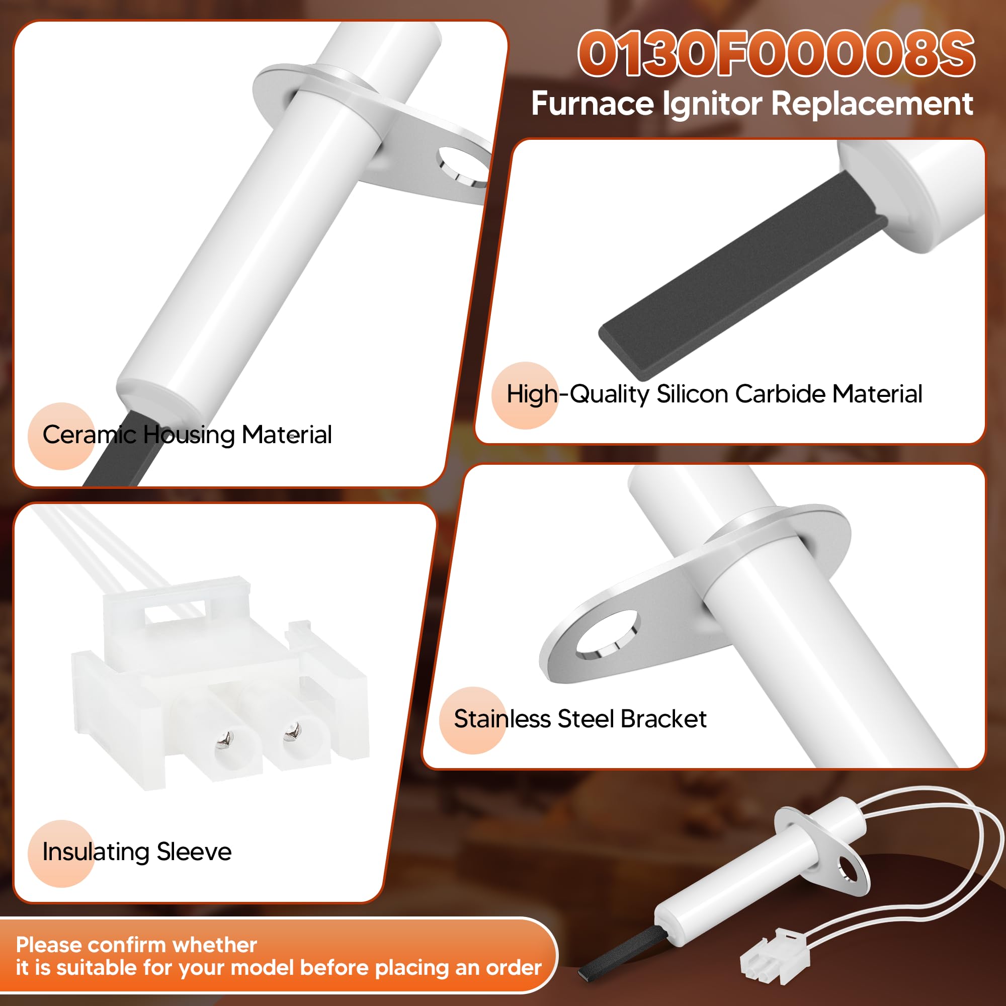 NISHCON ignition wiring assembly highlights simple replacement steps.