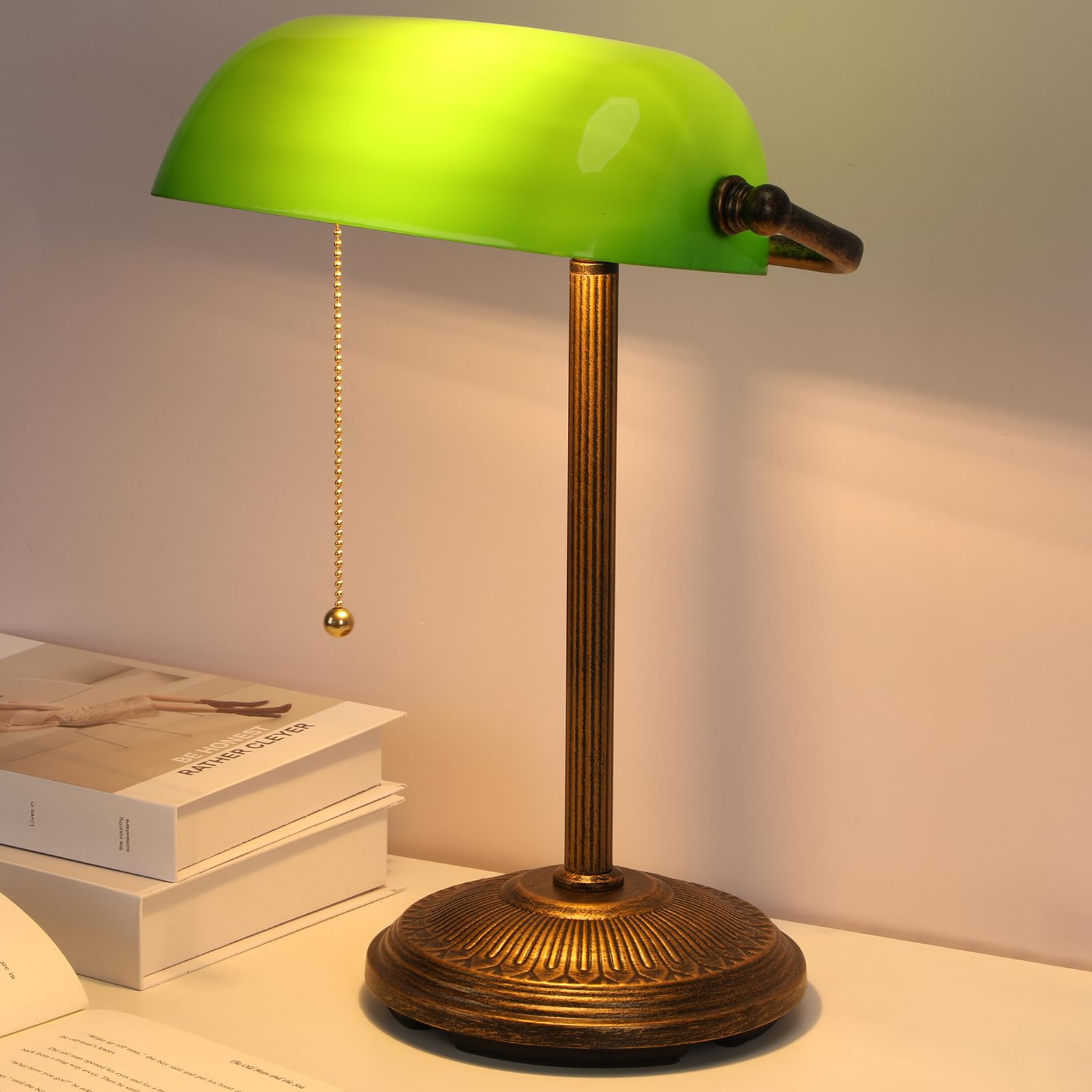 NISSAFORS vintage desk lamp enhances a home office or study space.