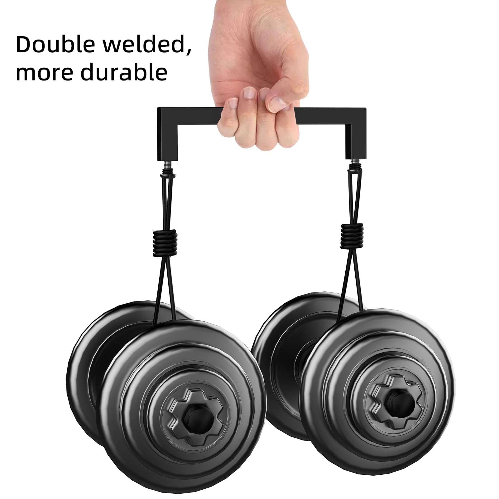 NISUOIEN kitchen cabinet pull in stainless steel with matte black finish